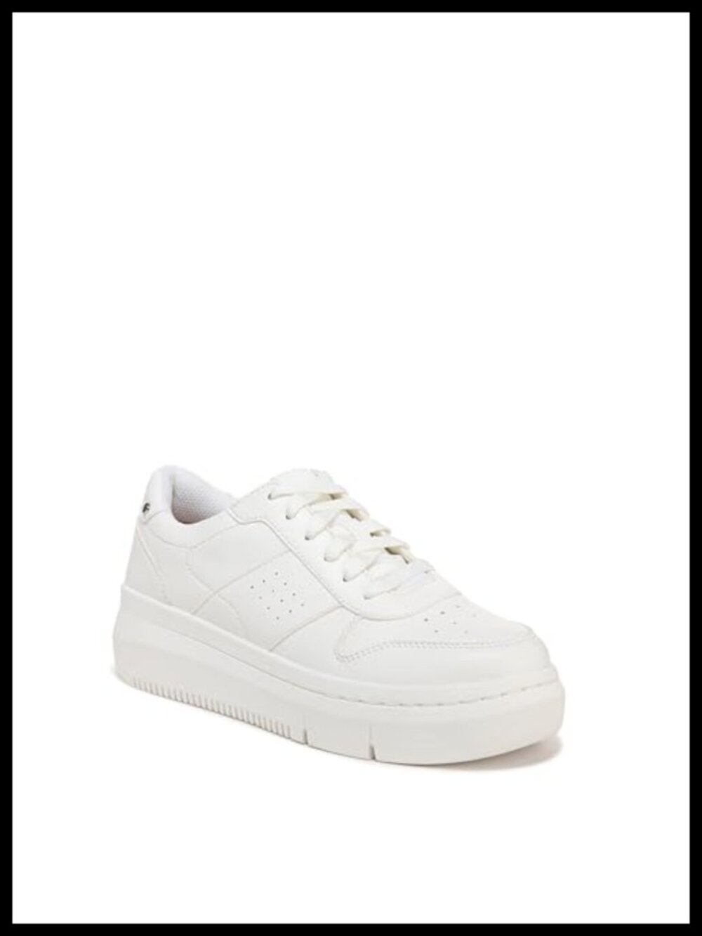Faux Leather Lace-Up Fashion Sneakers for Women - Lightweight Comfort
